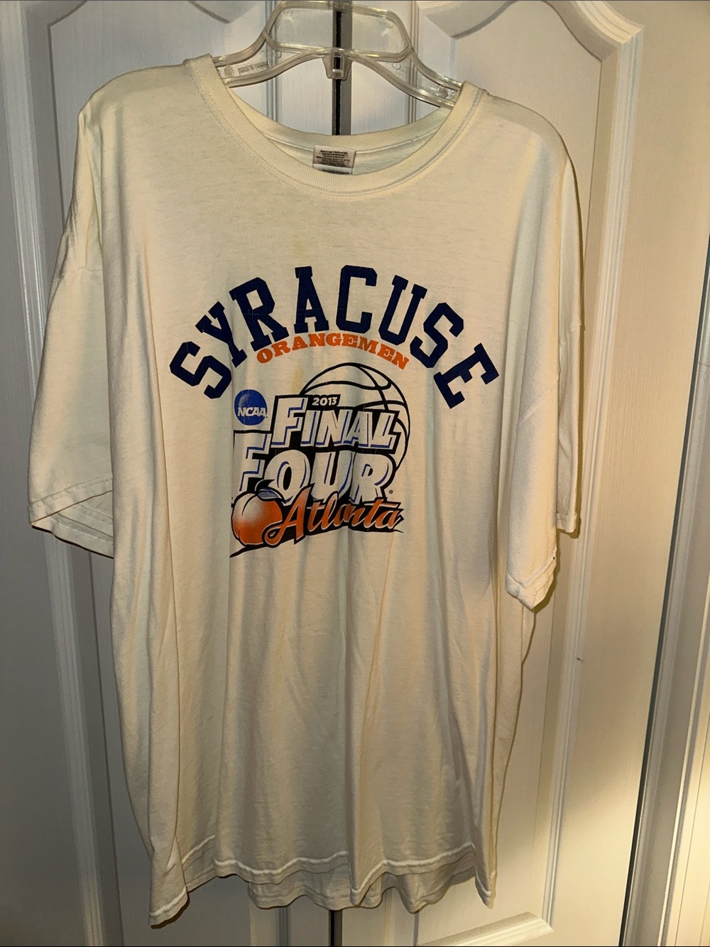 Rare Syracuse University Orangemen 2013 NCAA Atlanta Final Four t-shirt (XL)